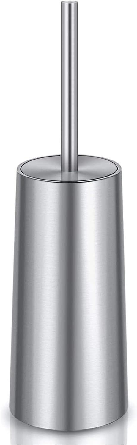 Toilet Brush and Holder. Toilet Brush 304 Stainless Steel. Toilet Bowl Brush for Bathroom Toilet-Ergonomic. Elegant.Durable